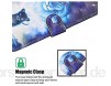 Nadoli 3D Effekt Brieftasche für Samsung Galaxy A10 Cool Blau Löwe Muster Pu Leder Magnetverschluss Kartenfächer Flip Tasche Schutzhülle mit Standfunktion