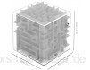 YsaAsa 3D Labyrinth Würfel Labyrinth Rolling Bead Spielzeug Kinder Puzzle-Spiel Würfel Ausgewogene Rolling Bead Stahlkugel Nette Frühes Lernen Lernspiel
