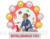 YsaAsa Magisch Bausteine Regenbogenfarben Bausatz Pädagogischen Magnetischen Fliesen Spielzeug für Konzentrations und Kombinationsübungen Intelligenz Geschenk