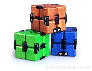 Zauberwürfel 3 Farben Verringerter Druck Magic Puzzles Cube ABS Ungiftig Und Geschmacklos Speed Cube Brain Teasers Lernspielzeug Für Weihnachten Thanksgiving Kinder Erwachsenen Geschenk