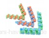 3 Stücke Bunte Puzzle Sensorie Zappeln Spielzeug Stress Relief Drehen Und Form 48 Bit Wacky Tracks Schnappspielzeug Kinder