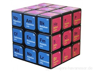 Aktualisiertes ABS-Periodensystem der Elemente buntes Design Periodensystem Zauberwürfel Geschenk Wissenschaft Freak Chemie-Liebhaber für Spaß Lernen