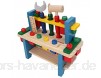 CUEA Ungiftiges Schraubenspielzeug hochwertiges Holzmaterial sicheres Lernspielzeug sorgfältig poliert für Kleinkinder