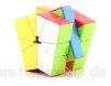 HXGL-Drum Cube SQ1 Speed ​​Magic Cube Schnelles reibungsloses Drehen Solide langlebige aufkleberlose gefrostete 3D-Rätsel Lernspielzeug Erwachsene Kinder