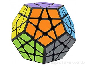 HXGL-Drum Speed ​​Cube 3x3 Megaminx Magic Würfel Lernpuzzlespiele Spielzeug Geschenke Stabil Rotierend Glatt Aufkleberlos Für Schüler Erwachsene Kinder Beruf