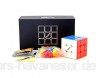HXGL-Würfel Speed ​​Magic Cube 3x3 Würfel Puzzle Finger Spielzeug Puzzles 3D Box for Erwachsene Kinder Studenten Anfänger Geschenk Berufswettbewerb Verschleißfeste Durable (Color : Multicolor)