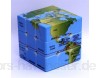 LBYSK Welt Erde Cube dreischichtigen Blau Rubik Cube Tetrahedron Puzzle für Kinder Entwicklung des Gehirns für pädagogisches Geschenk Spielzeug EIN Helfer für Studierende