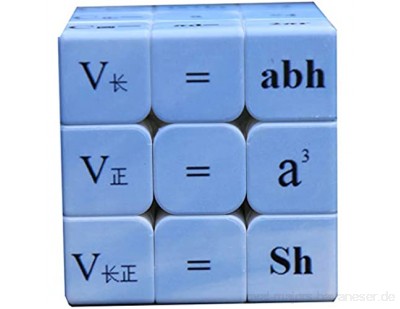 LBZJD Magic Cube UV-Druck dritter Ordnung Lernspielzeug Mathe-Geschenk-Spielzeug Intelligence Development Learner Math Ebene Entlastungs-Druck Flexible Spiele bieten
