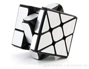 LBZJD Shaped Magic Cube Dekomprimierung Intellectual Schüler Spielzeug Intelligenz Puzzles Kinder Erwachsene Spiele Geschenke Studenten Geschwindigkeit Rätsel Jigsaw Stress Abzubauen Geschenke Silber