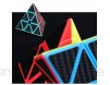 letaowl Zauberwürfel Pyramid Magic Cube Kohlefaser Aufkleber Professionelle Speed ​​Cubes Kinder Lernspielzeug Lustige Kinder Puzzles
