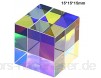 Lynn Optical Glass Cubes Prism RGB Dispersion Prism Physics Light Optische Glaswürfel Prisma RGB Dispersionsprisma Physik Lichtspektrum Bildungsmodell Outdoor Fotografie Prop