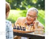 UIGJIOG Chess Timer Internationale Checkers & Chess Board-Spielzubehör Windup-Schachuhr-Timer
