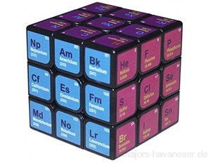 WANDE Kreative UV-Druck Chemie Lernwerkzeuge Muster Zauberwürfel Bildungs-Spielzeug Erwachsene Kinder Bildungs-Würfel Spielzeug Schwarz