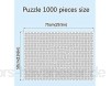 Amrzxz 1000 Denkspiele verwandeln Sich in EIN 75 x 50 cm großes Puzzlespiel für Erwachsene und Jugendliche