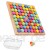 HONG Wooden Go Games Set Dots Clip Bead Spiel Puzzle Board Für Kinder Vorschule Lernspielzeug Matching Game (20×20×1cm)