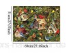 Kaper Go 1000 Stück Puzzles for Erwachsene 808 Holzhaus Vogel Landschaft Puzzle Puzzle-Sets for Liebhaber Puzzle Brain Challenge for Kinder & Erwachsene