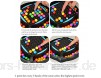 perfecthome Rainbow Bead Game Regenbogenperlen-Spiel mit 48 Stück farbigen Perlen Matching-Spiel Schachbrett Eltern-Kind-Interaktion Spielzeug Multiplayer-Spiele für Kinder Jungen Mädchen Special