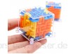 rongweiwang Maze Magic Cube 3D-Kunststoff-Labyrinth Spielzeug 3D-Labyrinth-Spiel Toy 720 Grad drehend Educational Kinder Spielzeug