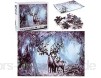 WAWTTT 1000 stück von Erwachsenen Puzzle elch in die Wald Starke Papier Puzzle Liebhaber Geschenk für Entspannung geeignet für Urlaub Geschenke etc.