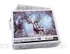 WAWTTT 1000 stück von Erwachsenen Puzzle elch in die Wald Starke Papier Puzzle Liebhaber Geschenk für Entspannung geeignet für Urlaub Geschenke etc.