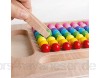 Yuxinkang Rainbow Ball Elimination-Spiel Rainbow Puzzle Magic Chess Toy Sudoku Puzzle Game Toy Bunte Perlen Rainbow Color Matching Elimination Toy Eltern Kind Interaktives Spielzeug Für Kinder