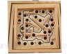 ZYCX123 Labyrinth Spielzeug-hölzerne Labyrinth-Spiel Intelligenz Puzzle-Spiel Solitaire Labyrinth-Spiel pädagogisches Spielzeug für Kinder und Erwachsene Souvenirs