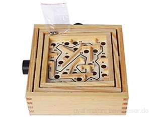 ZYCX123 Labyrinth Spielzeug-hölzerne Labyrinth-Spiel Intelligenz Puzzle-Spiel Solitaire Labyrinth-Spiel pädagogisches Spielzeug für Kinder und Erwachsene Souvenirs