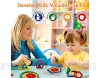 4 pcs Regenbogen Holzpuzzle Montessori Farbform Sortierpuzzles Geometrie Formen Holzspielzeuge Gehirnspiel Lernspielzeug Weihnachten Geburtstag Geschenk für Baby Kinder