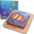 Airlab Bilderwürfel aus Holz Würfelpuzzle Holzpuzzle mit Meerestier-Motiven Holzspielzeug Montessori Spielzeug für Kinder 9 Stück 4 5 x 4 5 x 4 5cm Bunt