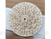 HJXX Das Safecracker 50 Holzpuzzle - Neues digitales Huarong Road Holzpuzzle EIN lustiger und herausfordernder Mathe-Mental-Tester der für Erwachsene und Jugendliche geeignet ist (Coffee)