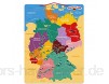 Janod Holz-Magnetkarte von Deutschland 79 Teile J05477
