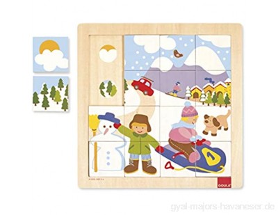 Jumbo D53088 - Holzpuzzle Winter 16 Teile
