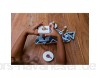 Kindsgut Steck-Puzzle Wolke Motorik-Puzzle aus Holz für Klein-Kinder fördert spielerisch die Feinmotorik hochwertige Qualität Schlichtes Design und dezente Farben Grau