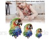 Papagei Holzpuzzle Einzigartige Form Puzzleteile 3D Tierförmiges Holzpuzzle Lernspielzeug Geburtstagsgeschenk Für Kinder Erwachsene Familienspielsammlung