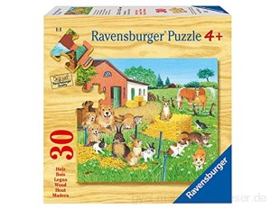 Ravensburger 03912 - Tiere auf dem Land - 30 Teile Holzpuzzle