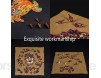 TANGX Holzpuzzle 3D Magisches Holzpuzzle Erwachsene Löwen 310 Puzzleteile in einzigartiger Form Familien Erwachsene und Kinder Bunter Fuchs L