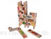 Zerodis Domino Block Set 28 stücke Tier Bunte Bausteine ​​Set Holz Puzzle Brettspiel Spielen Set Früherziehung Spielzeug Geburtstagsgeschenk für Kind Jungen Mädchen