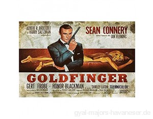 ZYHSB James Bond 007 Goldfinger Filmplakate Holzpuzzle 1000 Stück Spielzeug Für Erwachsene Dekompressionsspiel Me718Nr