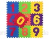 10 Stück Puzzlematte Kinderspielteppich Spielmatte Krabbelteppich Unterlegmatten