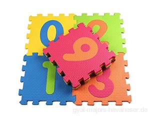 10 Stück/Set Tiere Eva Foam Pad Puzzle Bodenmatte Baby Soft Protector Crawling Mat NO1