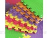 12 Stück Kinderspielteppich Spielmatte Krabbelmatte Puzzle Bodenschutzmatten Spielteppich mädchen