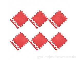6 Stück Kinderspielteppich Krabbelmatte Spielmatte Schutzmatten Set Puzzlematte Kleinkind Krabbelteppich