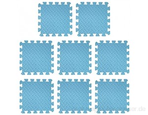 8 Stück Spielmatte Puzzlematte Krabbelmatte Trainingsmatte Boden Schutz Ineinandergreifende fußmatten