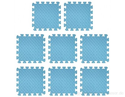 8 Stück Spielmatte Puzzlematte Krabbelmatte Trainingsmatte Boden Schutz Ineinandergreifende fußmatten