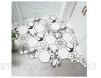 Changskj Fußmatte Eingang PVC Küchenmatte Home Fußmatte Teppich rutschfeste Staubfestig KANN DURCH SAUMATE BADE MAT Bode SILD (Color : A Size : 120x120cm)