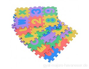 SHYEKYO Foam Floor Puzzle Mat 36 Stück 4 7 X 4 7 Zoll Kids Puzzle Play Mat aus Umweltfreundlicher Eva Foam Soft Safe Kinder