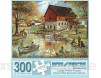 Bits and Pieces - 300-teiliges Puzzle für Erwachsene 45 7 x 61 cm – The Old Mill Pond – 300 Teile Classic Country Farm Puzzle von Künstler Ruane Manning