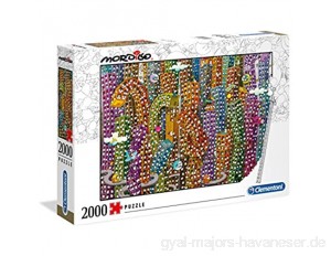 Clementoni 32565 Mordillo "Der Dschungel" – Puzzle 2000 Teile High Quality Collection buntes Legespiel für die ganze Familie Erwachsenenpuzzle ab 14 Jahren