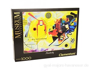 Clementoni 39195.0 - Puzzle 1000 teilig Kandinsky - Gelb-Rot-Blau