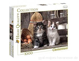 Clementoni 39340 Niedliche Kätzchen – Puzzle 1000 Teile High Quality Collection Geschicklichkeitsspiel für die ganze Familie Erwachsenenpuzzle ab 14 Jahren